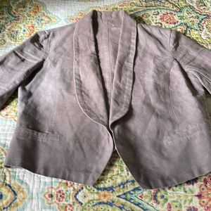 Linen Jacket Beige-Gray Beautiful and great condition.